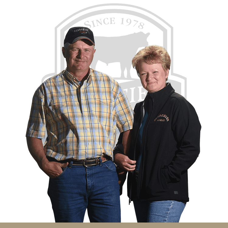 Doug and Glenda of Schroeder Angus